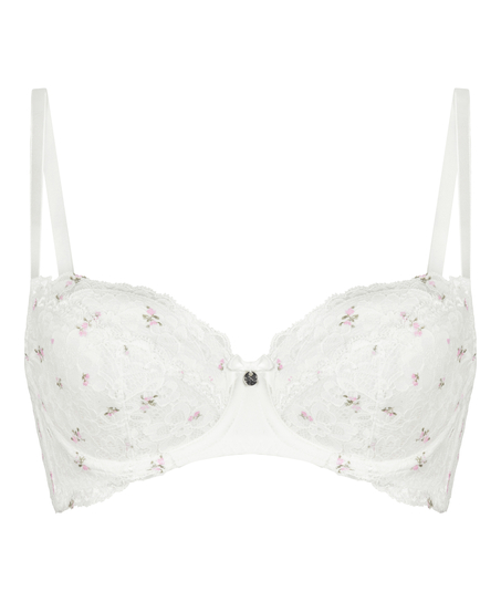 Marine Padded Underwired Bra, White