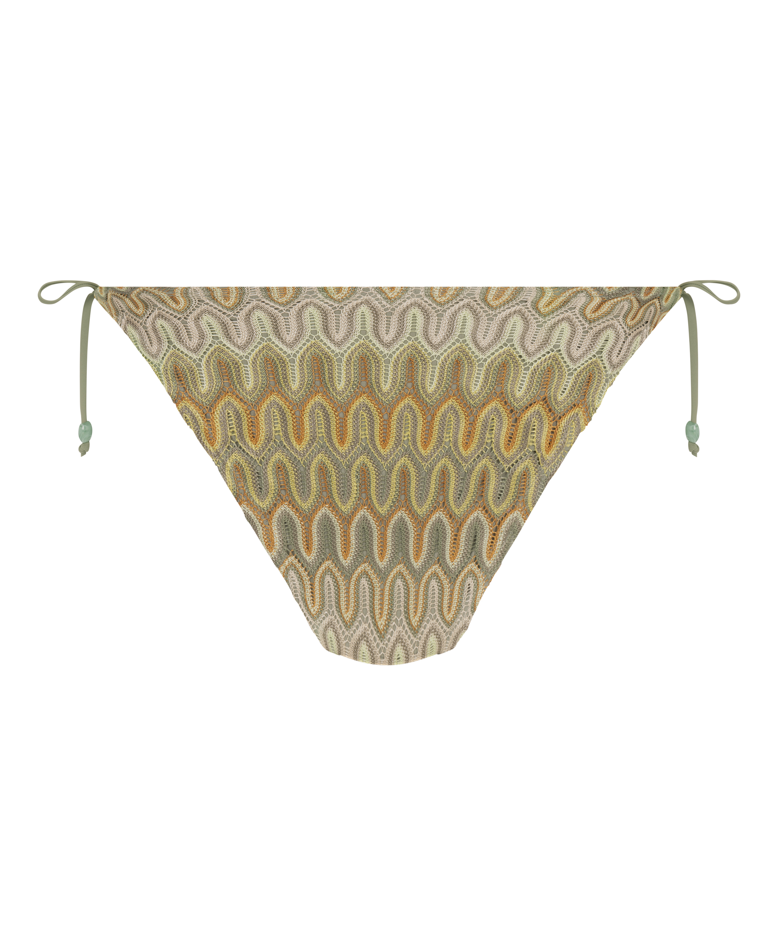 Cali Highleg Bikini Bottom, Green, main