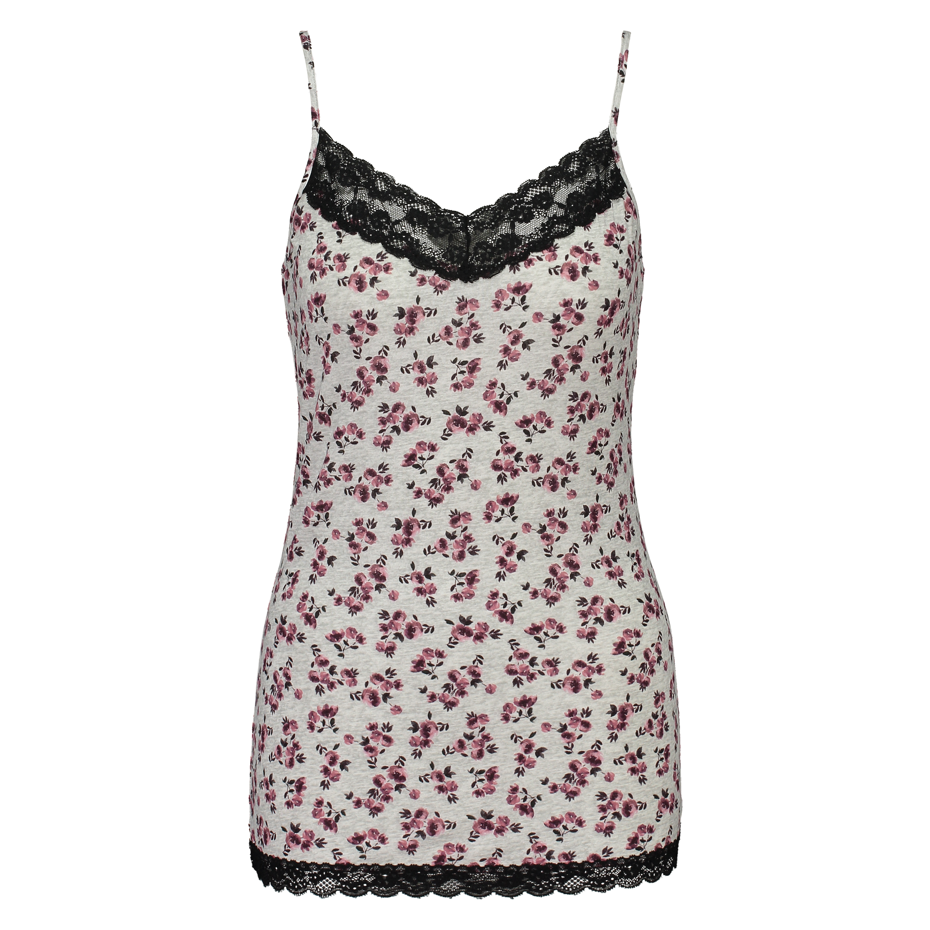 Ditsy top, Purple, main