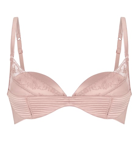 Padded Underwired Bra Brigitte, Pink