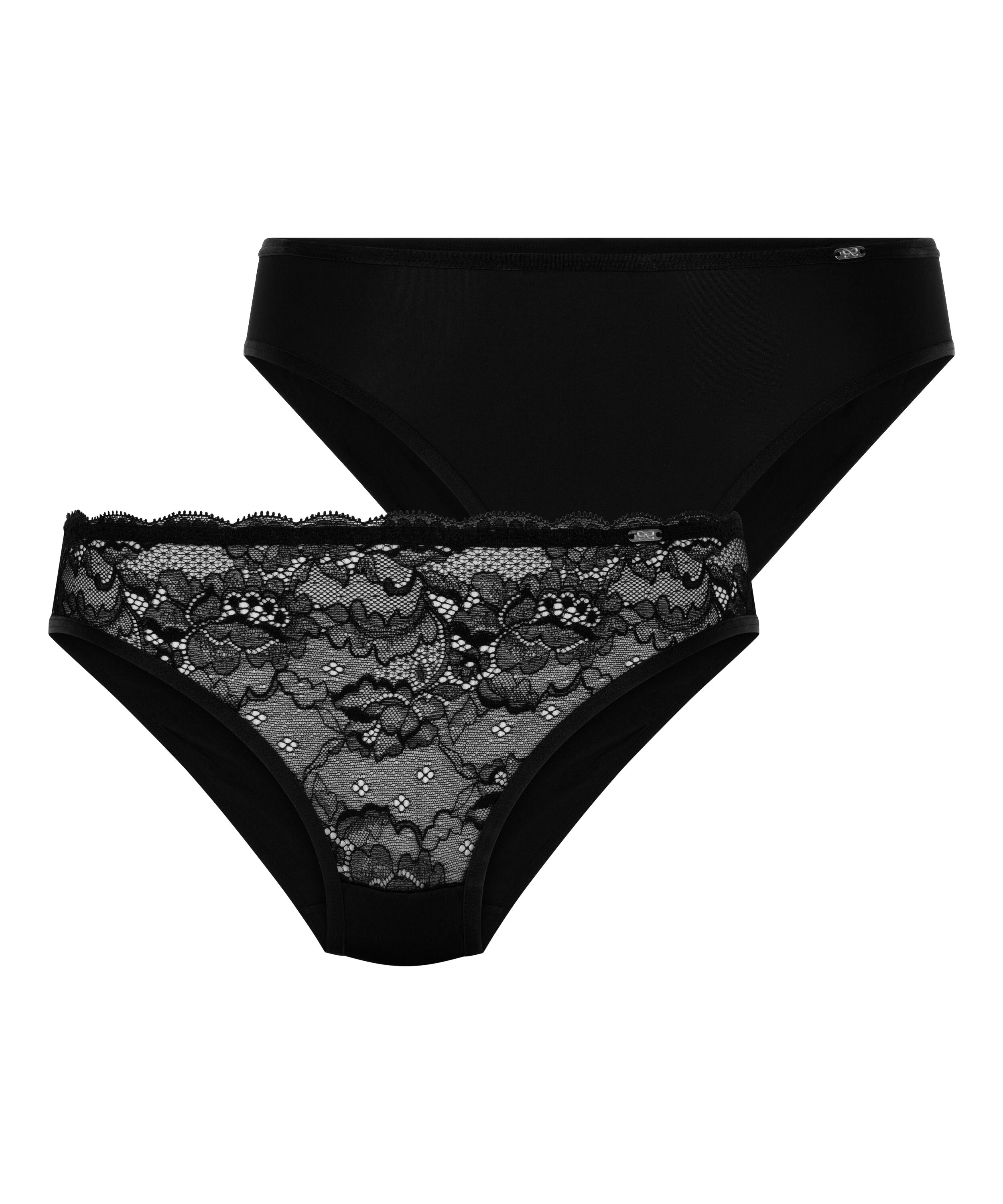 2-pack Angie Knickers, Black
