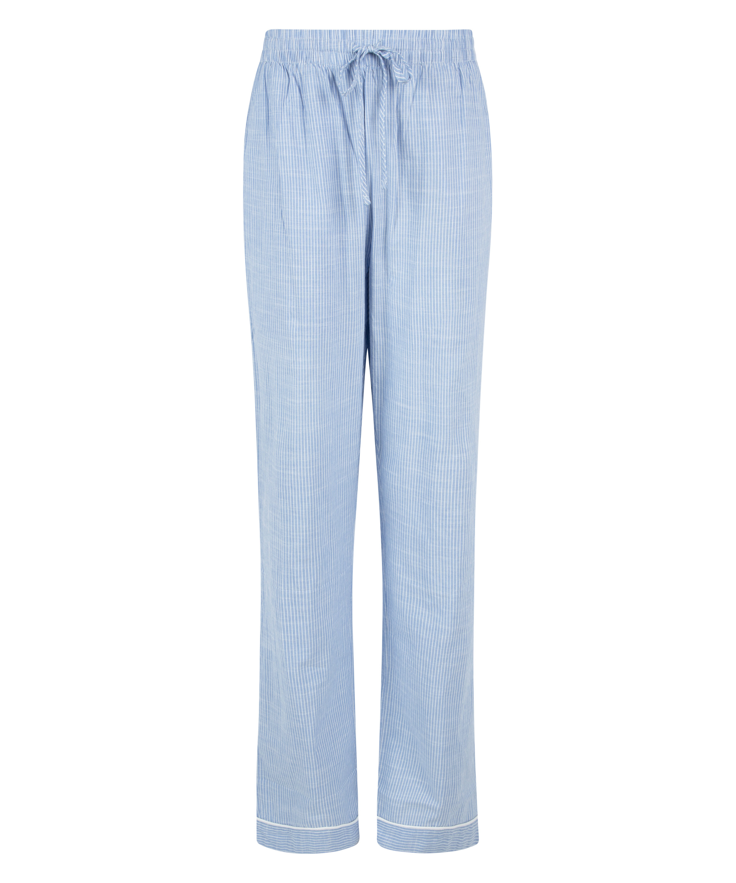 Petite Cotton Pyjama Pants, Blue, main