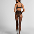 Tights 15 Denier print, Black