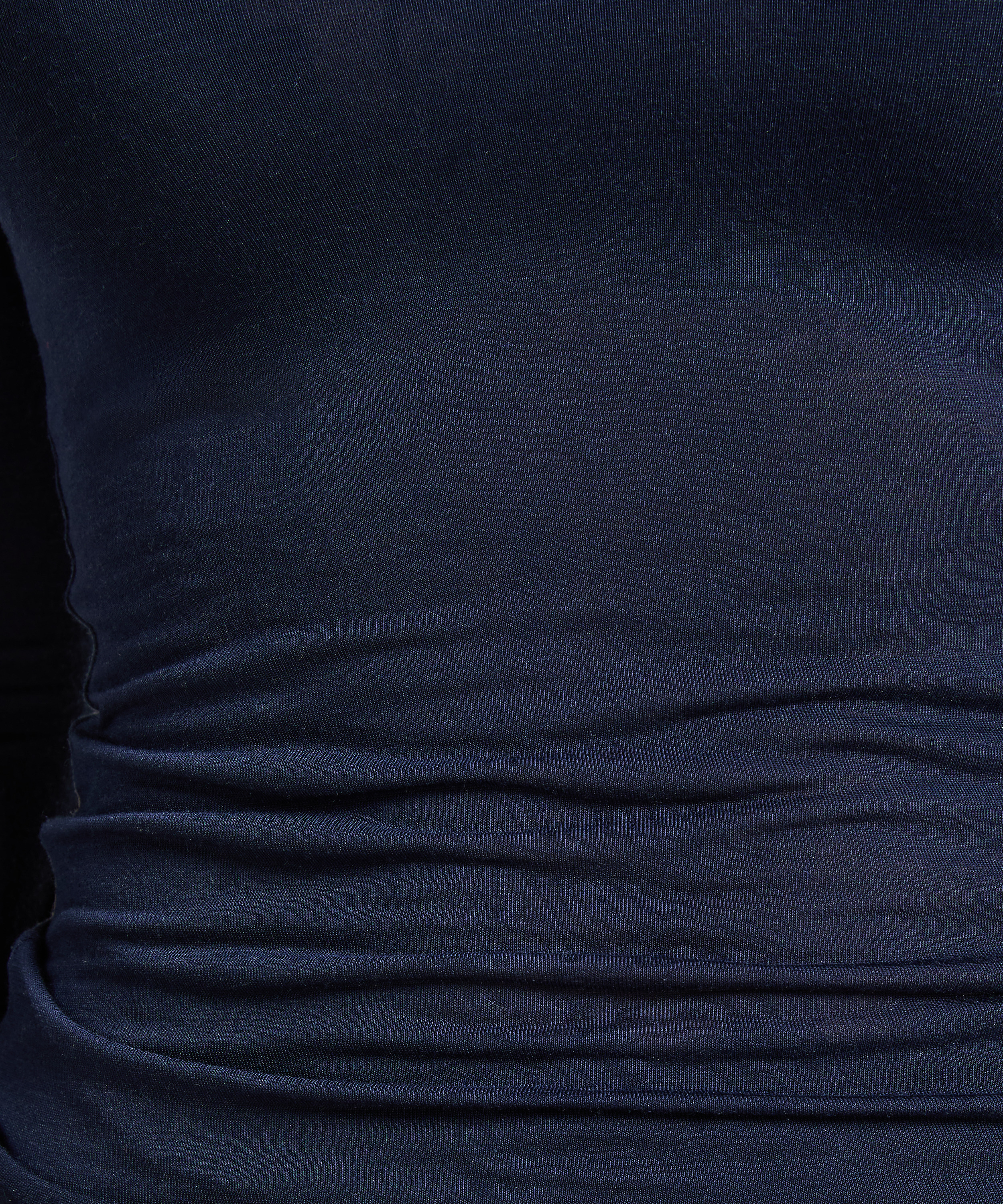 super soft Boatneck Shirt with Cashmere, Blue, main