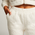Snuggle Fleece Joggers, White