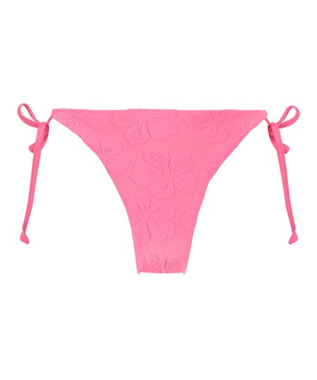 Hula Cheeky Tanga Bikini Bottoms, Pink