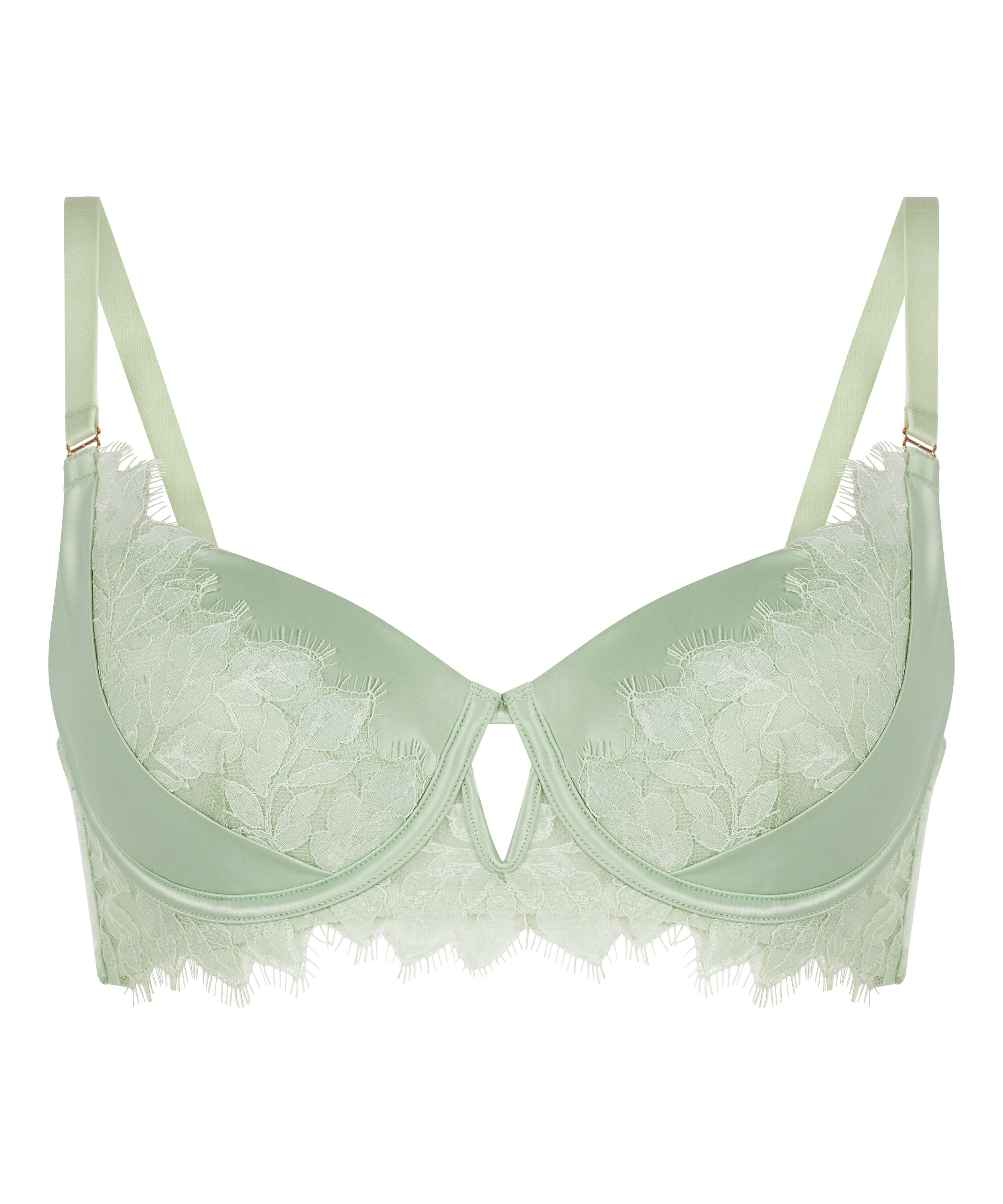 Malou Padded Underwired Bra, Green