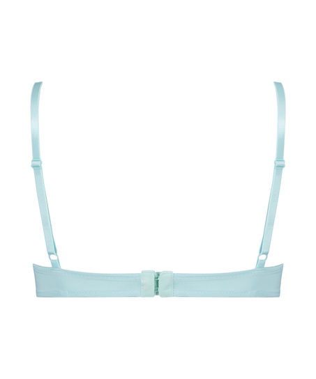 Plunge Padded Underwired Bra, Blue