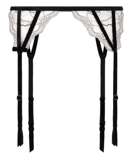 Agnes Suspender, White