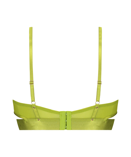 Sable Non-Padded Longline Underwired Bra, Green