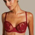 Ember Non-Padded Underwired Bra, Red