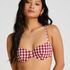 Non-Padded Underwired Bikini Top Amalfi, Red