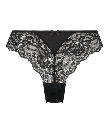 Dora High Leg Brazilian, Black