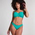 Scallop Rio Bikini Bottoms, Green