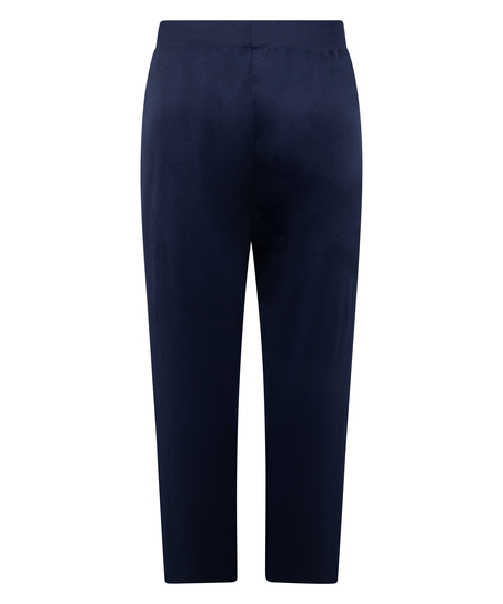 Velours Pyjama Pants, Blue