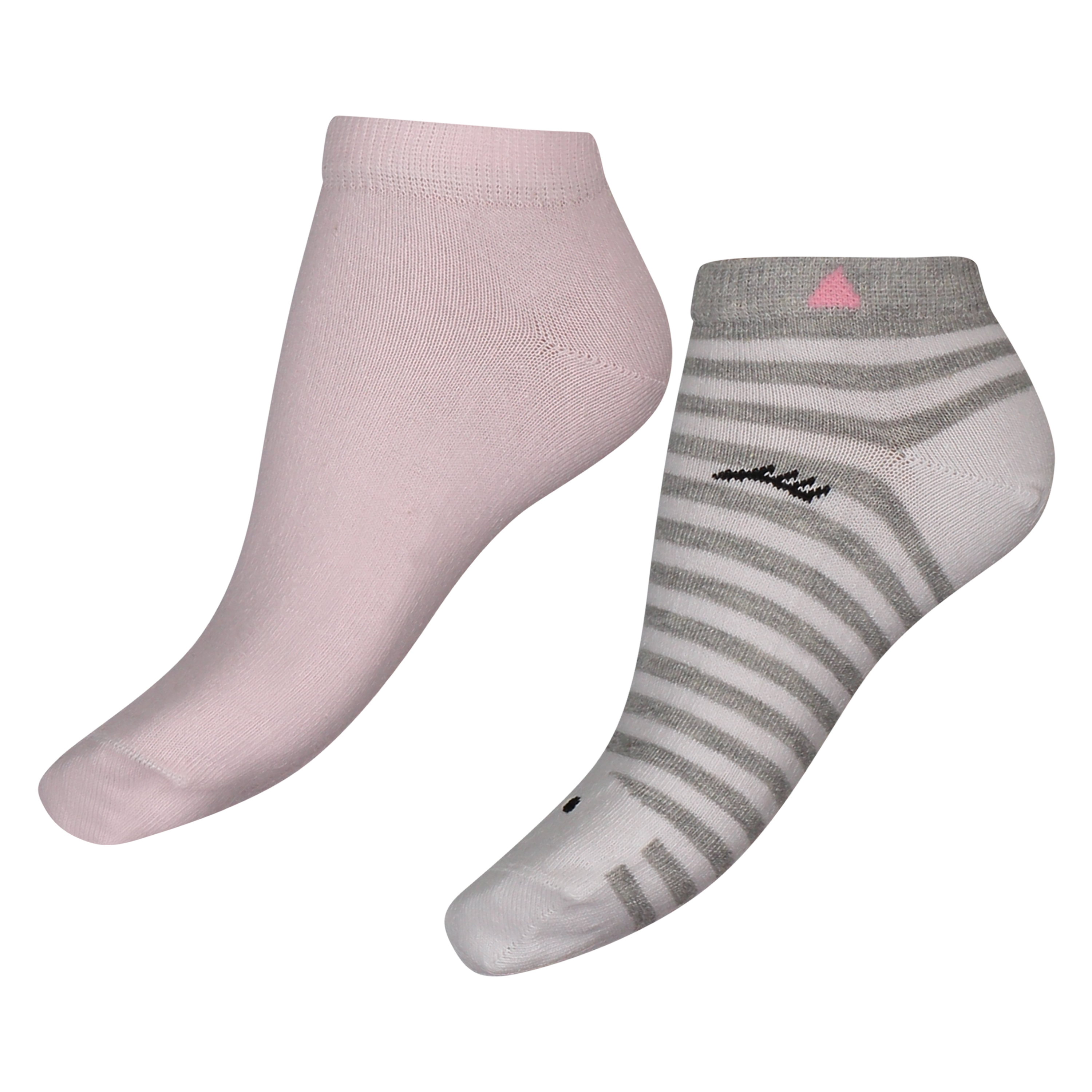 2-Pack Cotton Trainer Liners, Pink, main