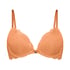 Marine Padded Push-Up Underwired Bra, Orange