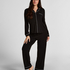Essential Jersey Long-Sleeved Jacket, Black