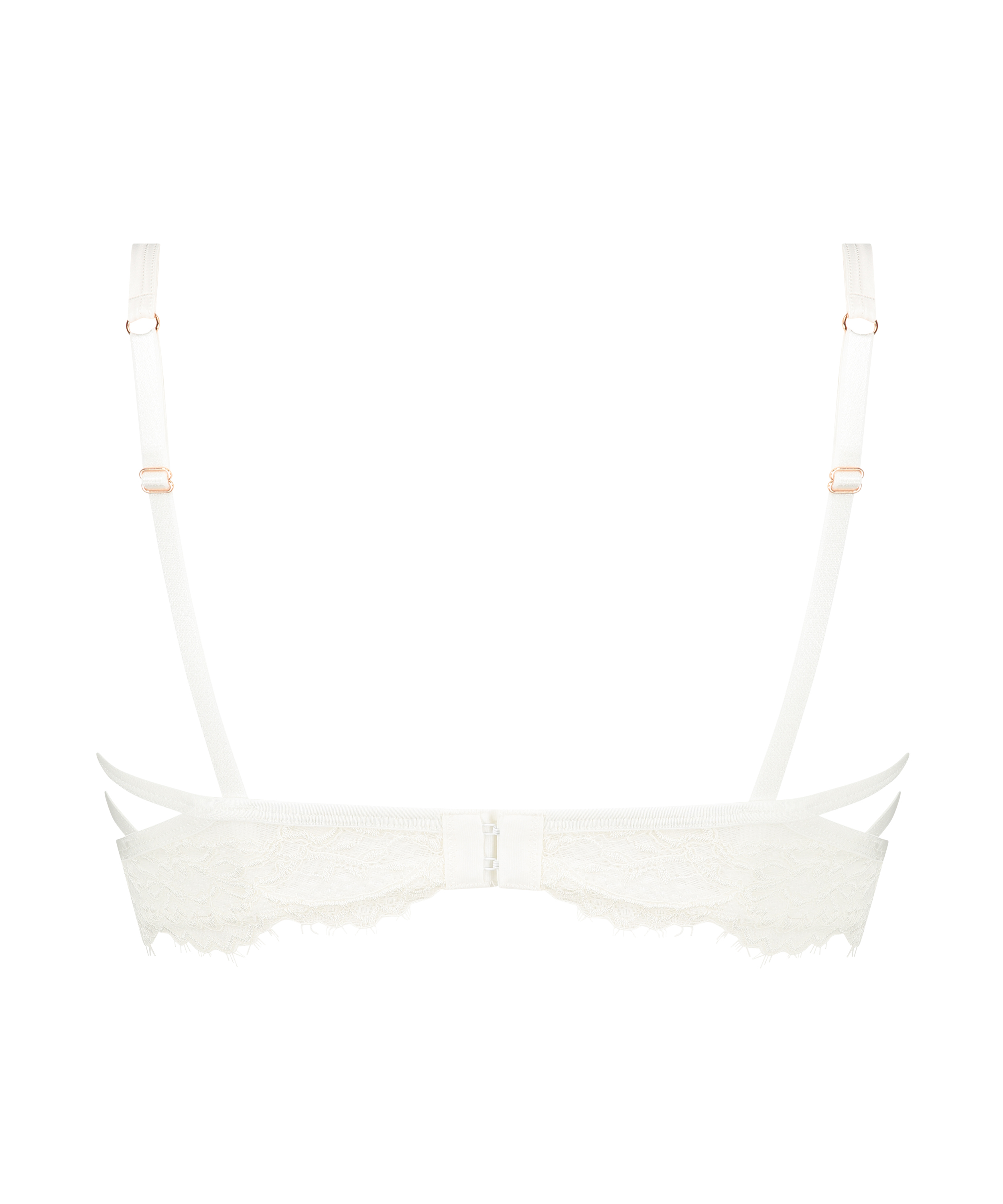 Eve Non-Padded Longline Underwired Bra, White, main