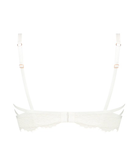 Eve Non-Padded Longline Underwired Bra, White