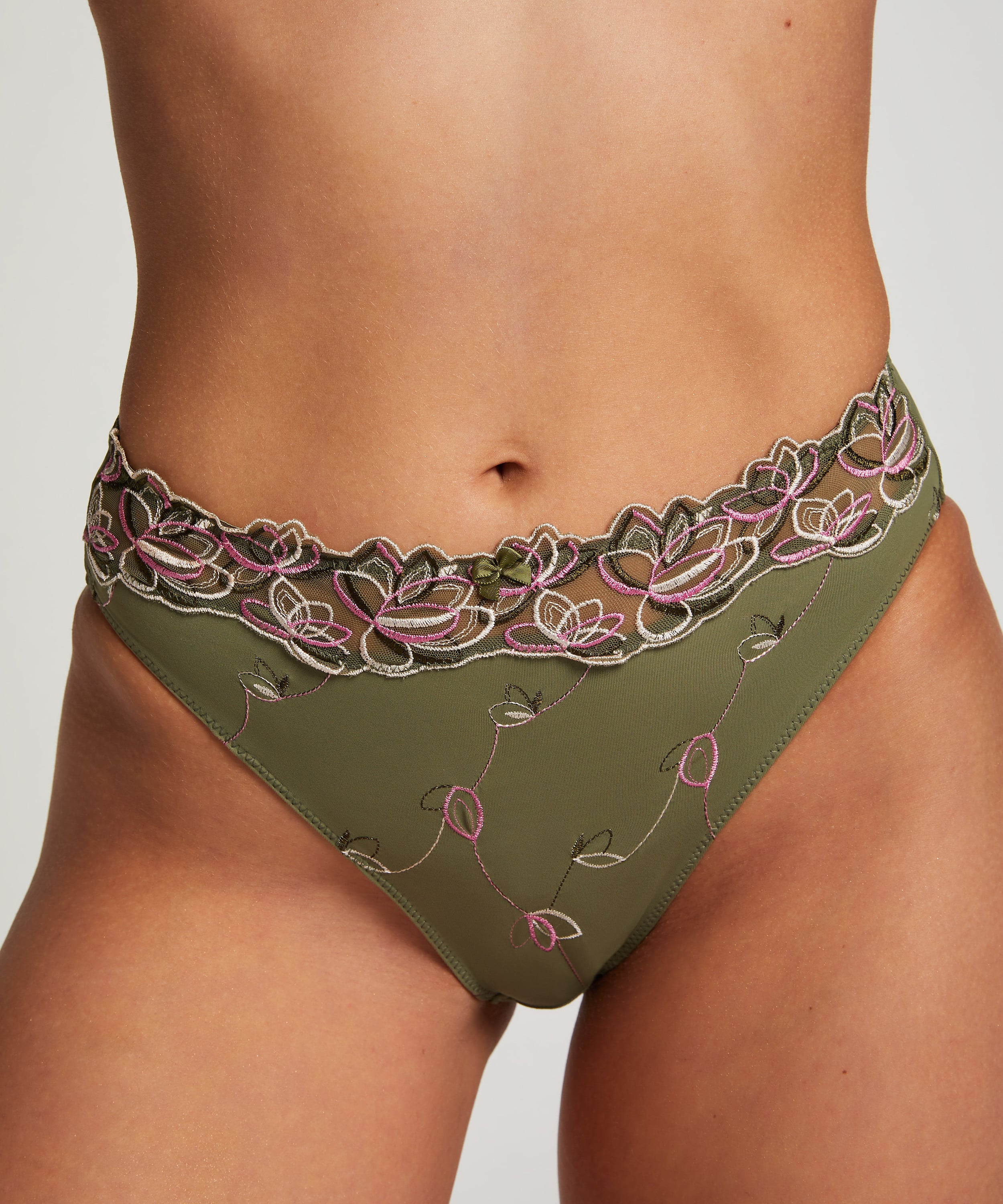 Diva High Knickers, Green, main
