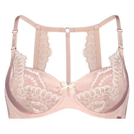 Allegra Padded Underwired Bra, Pink