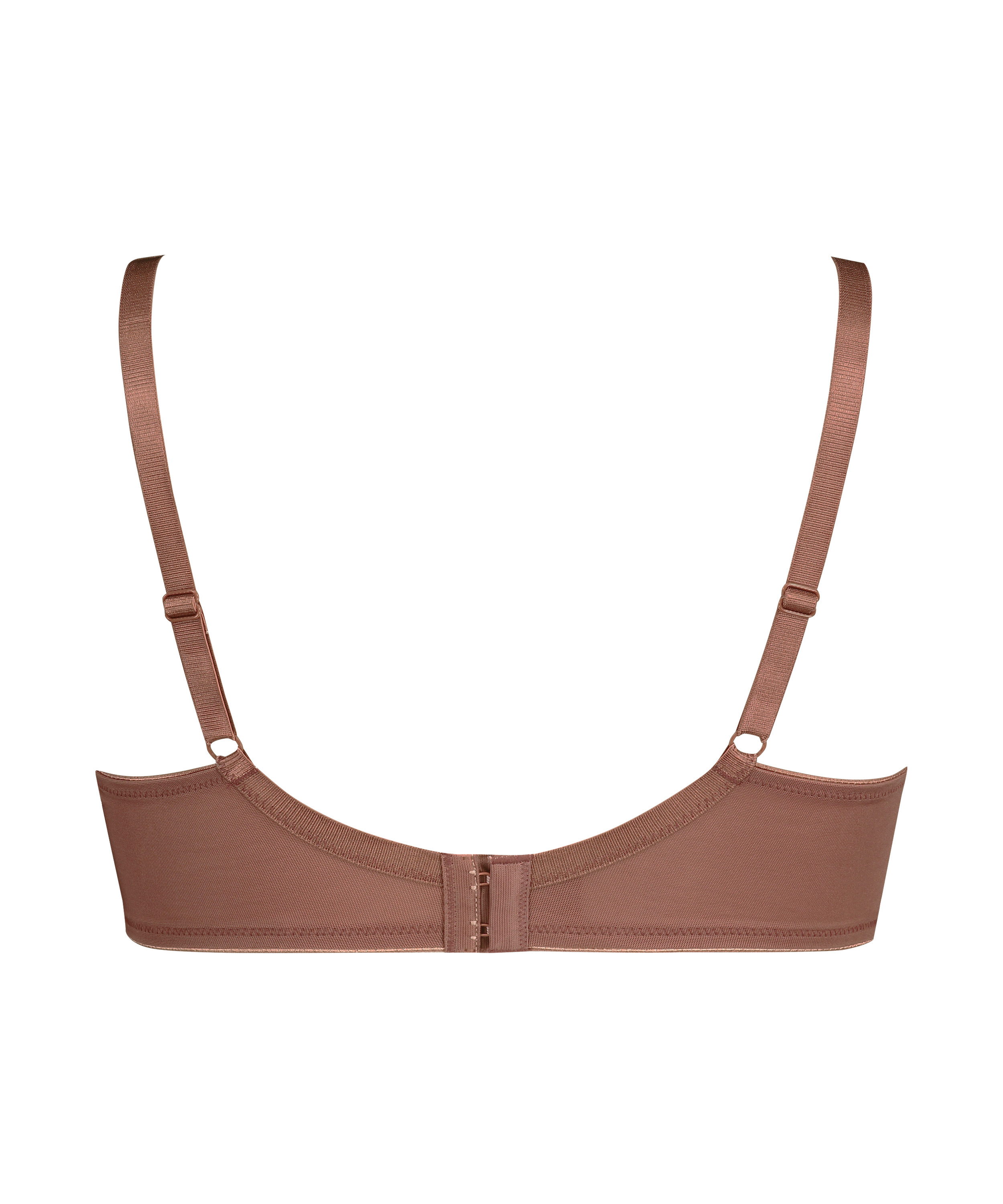 Nina Non-Padded Underwired Minimizer Bra, Brown, main