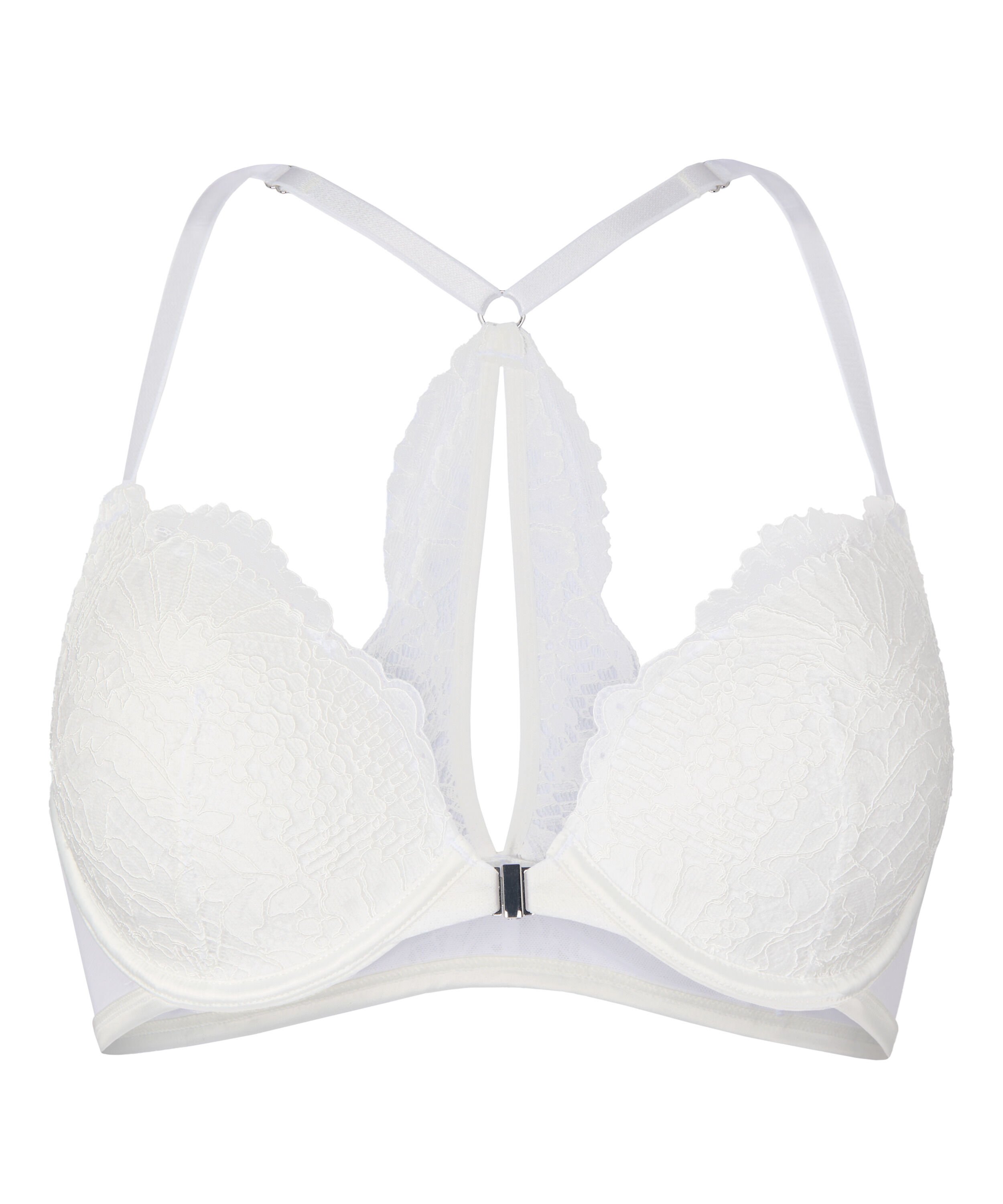 Whitney Padded Underwired Push-Up Bra, White