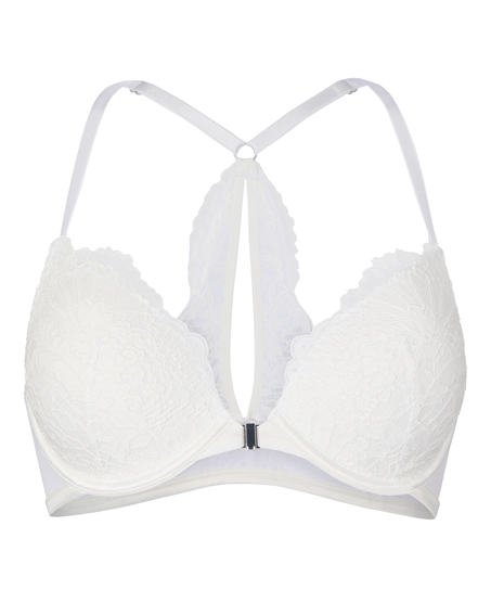 Whitney Padded Underwired Push-Up Bra, White
