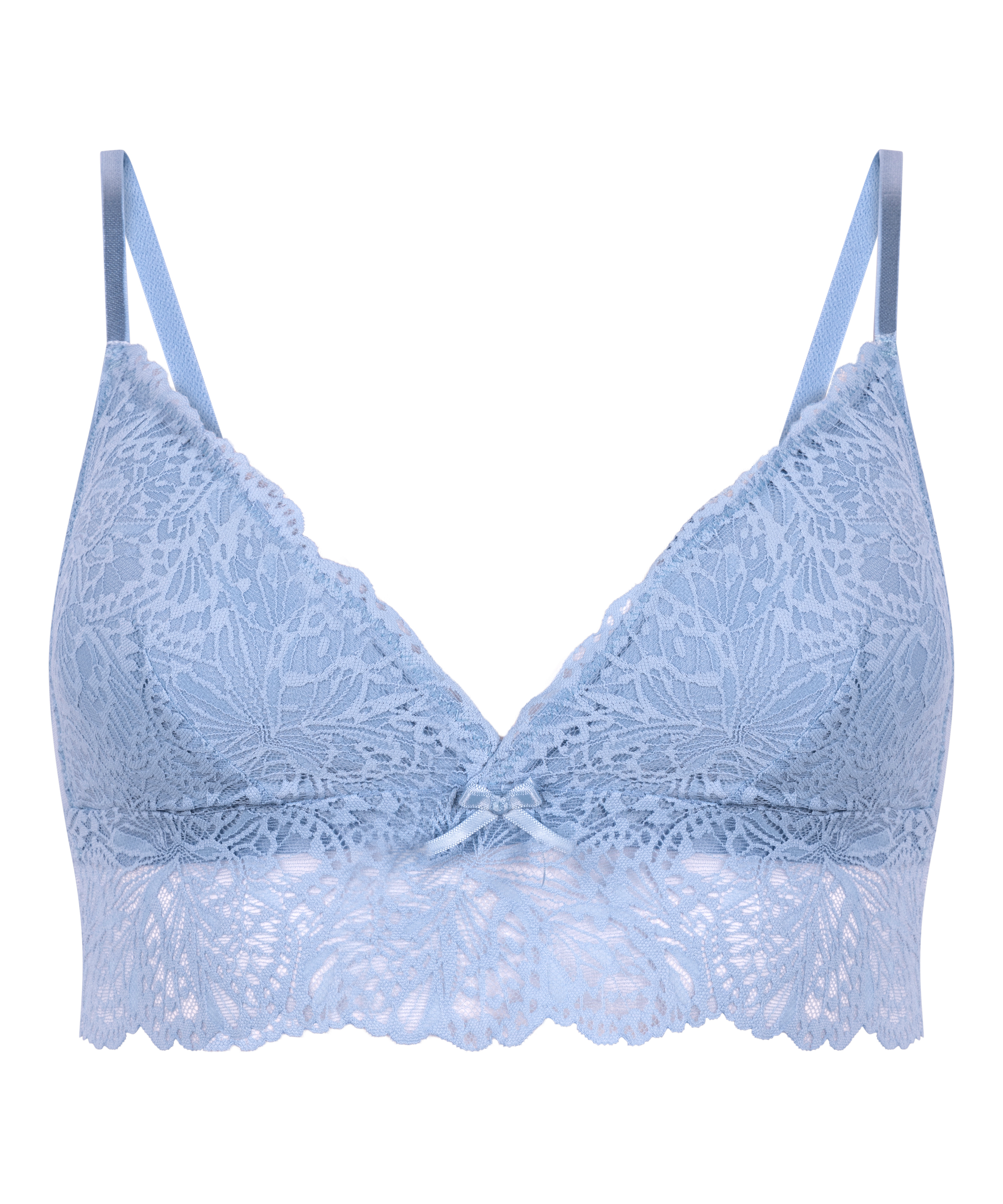 Posie Triangle Bralette, Blue, main