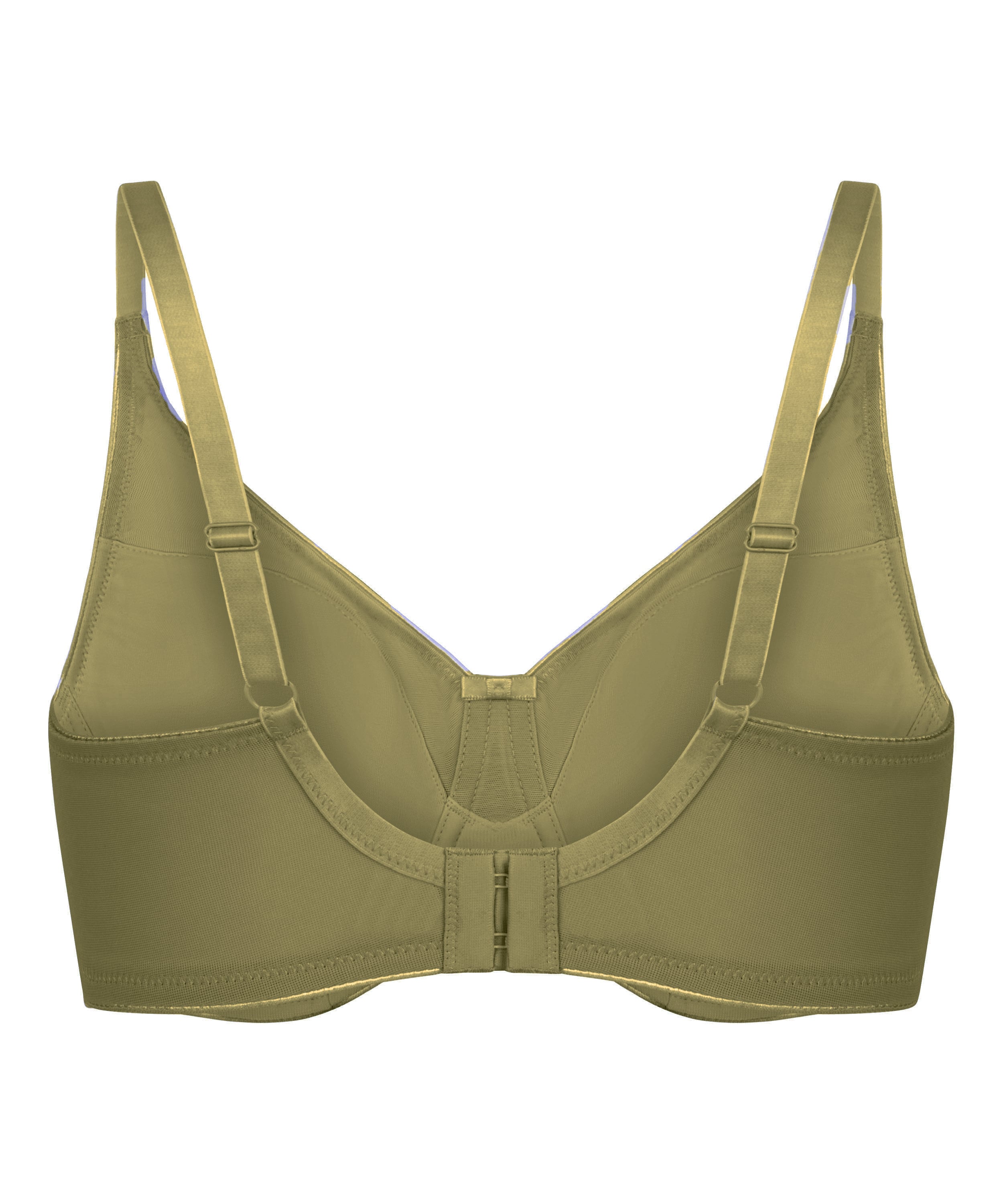 Nina Non-Padded Underwired Minimizer Bra, Green, main