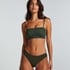 Invisible thong Stripe mesh, Green