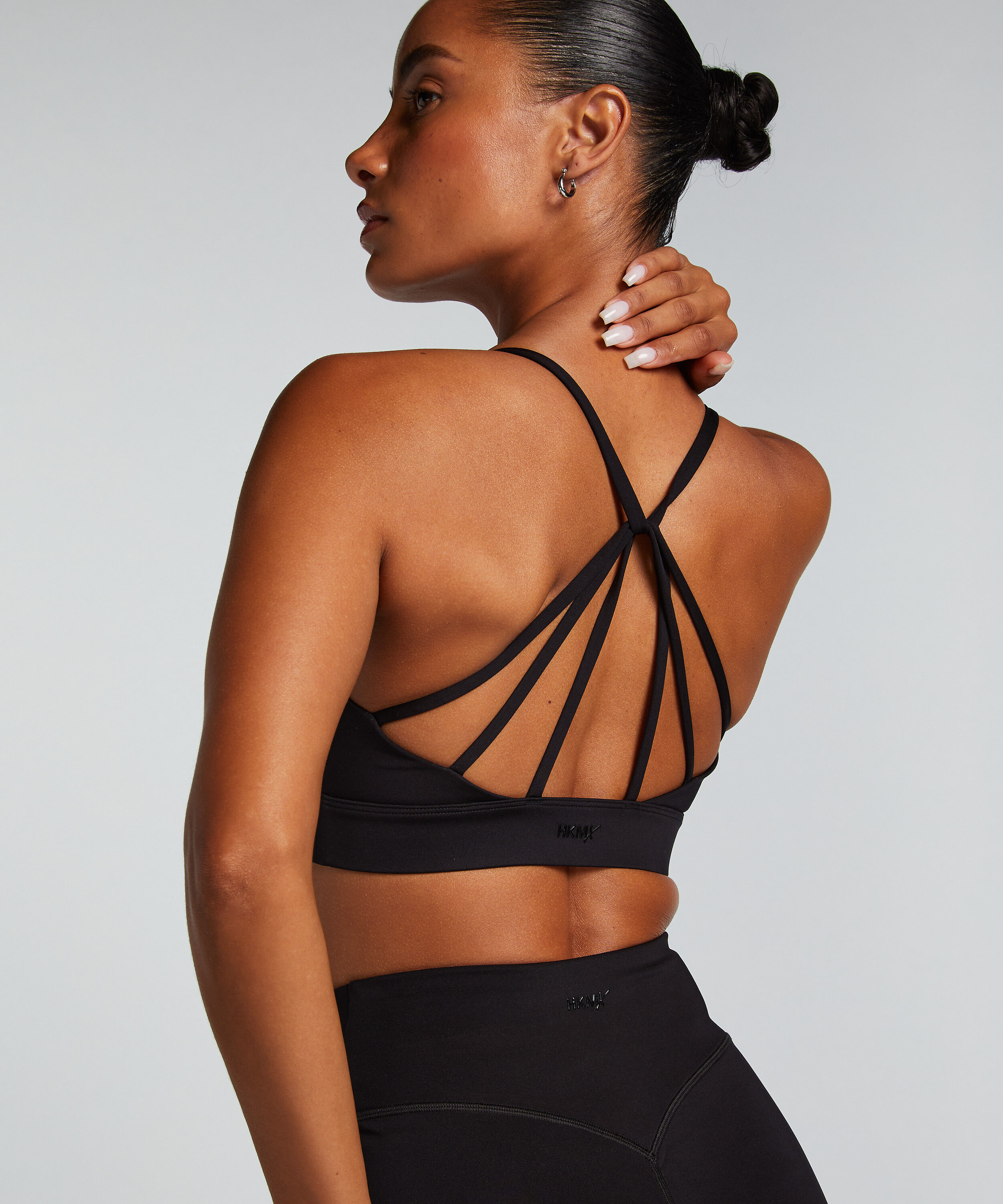 HKMX Sports Bra Level 1, Black