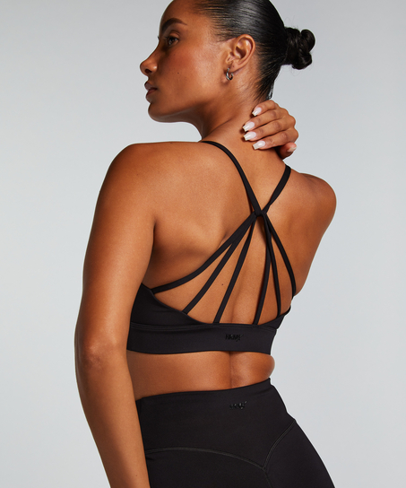 HKMX Sports Bra Level 1, Black