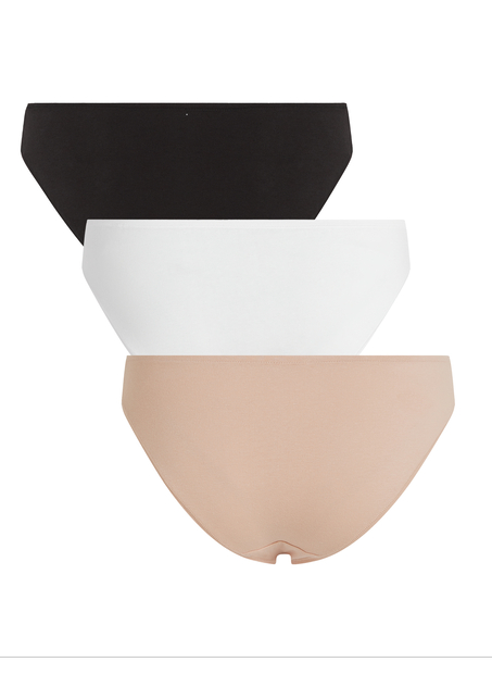 3-Pack Brazilian Kira, White