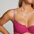 Lindsey Padded Underwired Bra, Pink