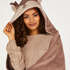 Reindeer cuddly blanket, Beige
