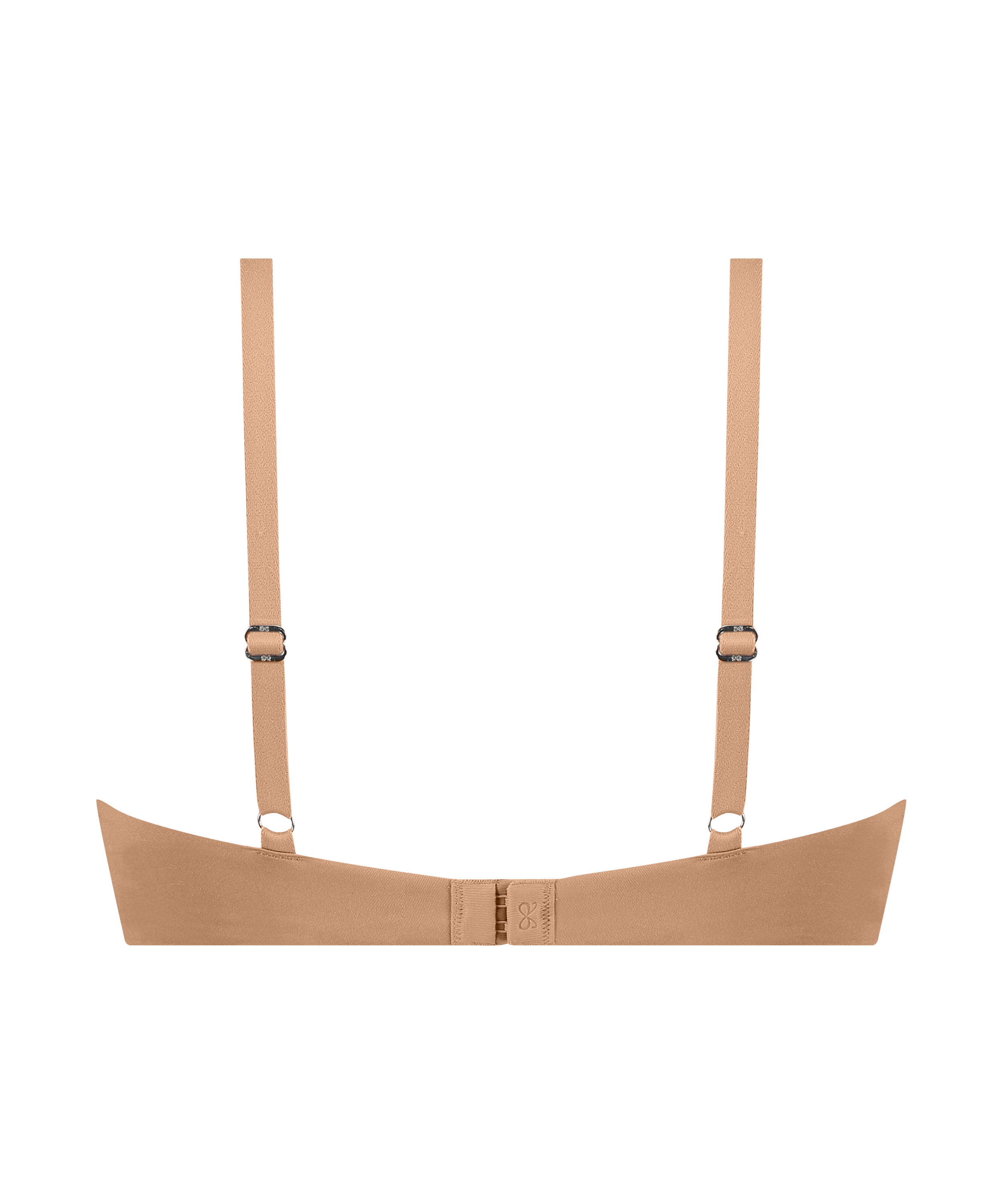 Smooth Padded Underwired Bra, Brown, main