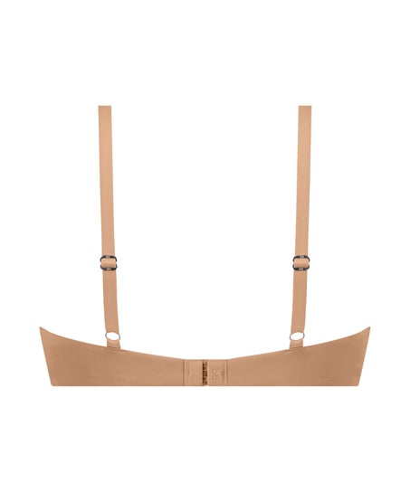 Smooth Padded Underwired Bra, Brown