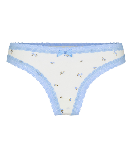 Georgia Thong, White