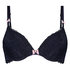 Maya Padded Underwired Push-Up Bra, Blue
