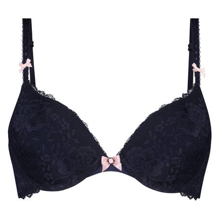 Maya Padded Underwired Push-Up Bra, Blue