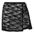 Beach Skirt Sunset Lace, Black
