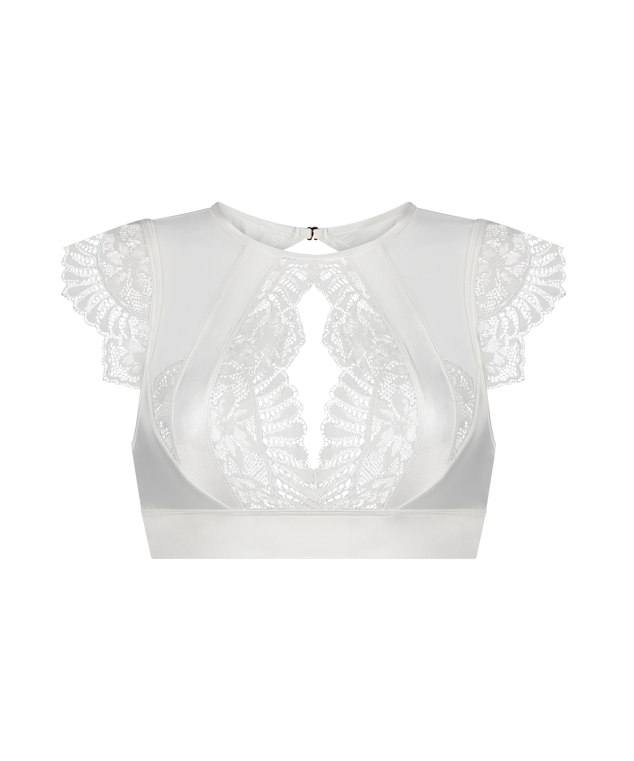 Indigo Bralette, White, main