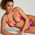 Sunset Triangle Bikini Top, Purple