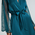 Satin Kimono, Blue