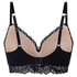 Andrea Padded Non-Wired Bra, Black