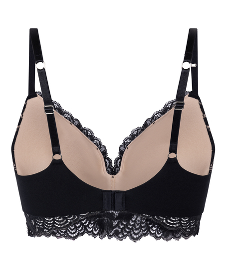 Andrea Padded Non-Wired Bra, Black