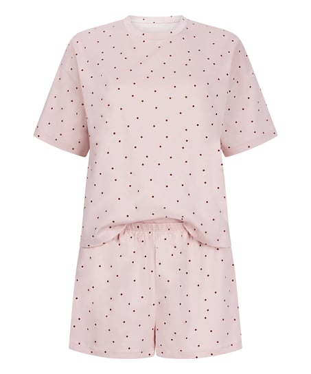 Pyjama Set Cotton Jersey Short, Purple