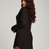 Essential Jersey Shirtdress, Black